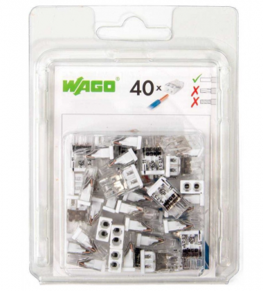 Фотография товара 'Wago Мини-упаковка клемм в блистерах (без контактной пасты) 2273-202/996-040, 76066'