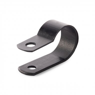 Фотография товара 'Fortisflex Скоба пластиковая СНК 16 (черн) (100шт), 103932'