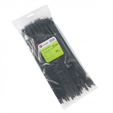 Фотография товара 'Fortisflex Стяжка нейлоновая КСС «MULTILOCK» 8х300 (черн) (100шт), 102326'
