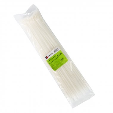 Фотография товара 'Fortisflex Стяжка нейлоновая КСС «MULTILOCK» 5х400 (бел) (100шт), 102309'