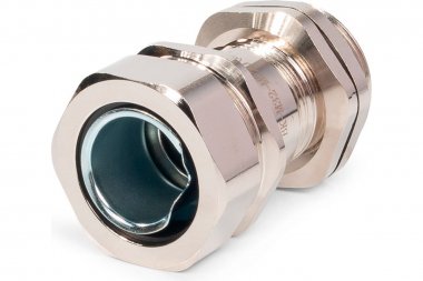 Фотография товара 'Fortisflex 89106 Ввод кабельный для металлорукава латунный ВК-М32(8-16 мм)-МР20'