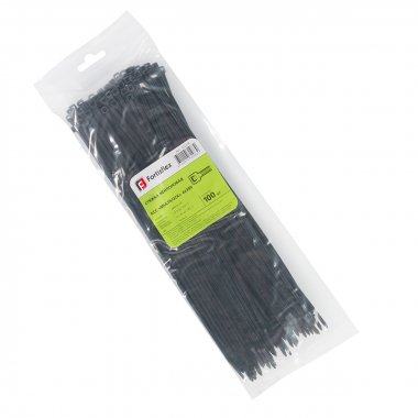 Фотография товара 'Fortisflex Стяжка нейлоновая КСС «MULTILOCK» 4х300 (черн) (100шт), 102318'