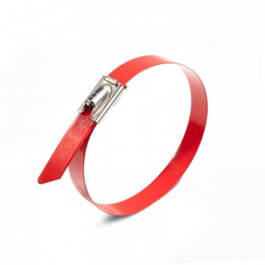 Фотография товара 'Fortisflex Стяжки стал. с покрытием СКС-П (316) 7,9*250 (красн) 83073'