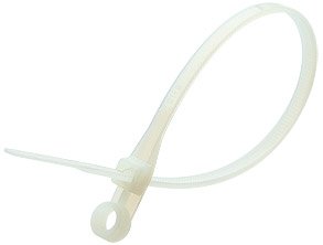 Фотография товара 'Fortisflex Стяжки нейлоновые с отверстием под винт КСО 7,6*380 (б) 61329'