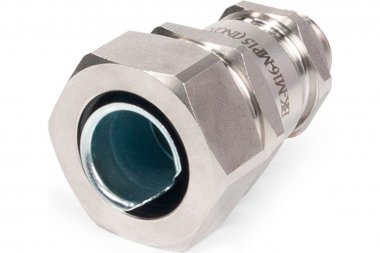 Фотография товара 'Fortisflex 89110 Ввод кабельный для металлорукава из нержавеющей стали ВК-М16(6-12 мм)-МР15 (INOX)'