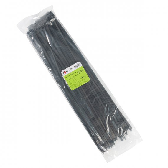 Фотография товара 'Fortisflex Стяжка нейлоновая КСС «MULTILOCK» 8х500 (черн) (100шт), 102328'
