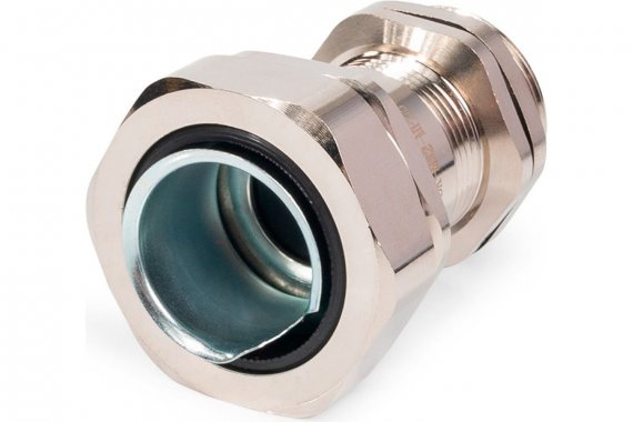 Фотография товара 'Fortisflex 89107 Ввод кабельный для металлорукава латунный ВК-М32(13-18 мм)-МР25'