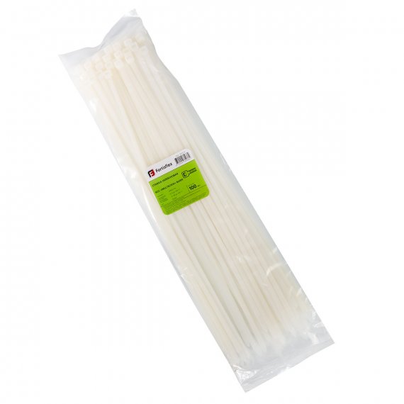 Фотография товара 'Fortisflex Стяжка нейлоновая КСС «MULTILOCK» 8х500 (бел) (100шт), 102314'