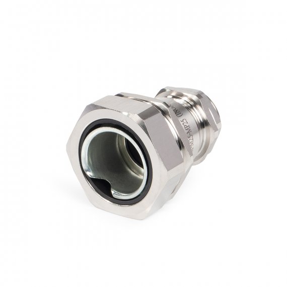 Фотография товара 'Fortisflex Ввод кабельный для металлорукава ВК-М25(13-18 мм)-МР25 (INOX), 88170'