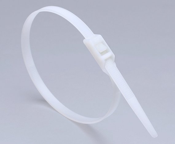 Фотография товара 'Fortisflex Кабельные стяжки разъемные с горизонтальным замком КСГ 8*400 (ж) 74248'