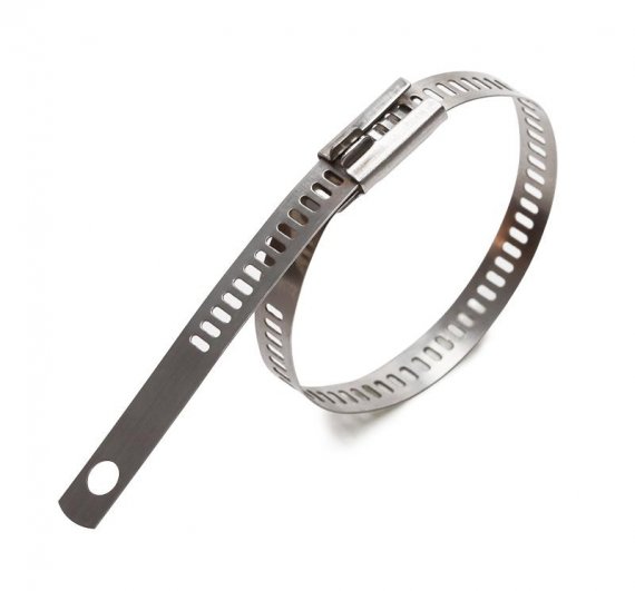 Фотография товара 'Fortisflex Стяжки стальные лестничного типа с покрытием СКЛ-П (316) 7х150 74155'