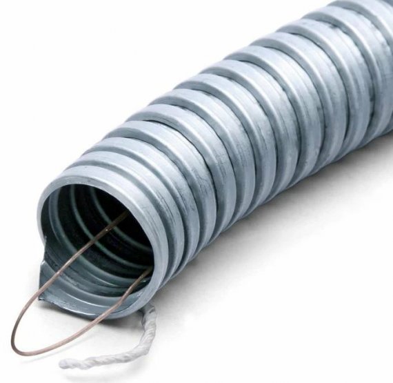 Фотография товара 'Fortisflex Металлорукав РЗ-ЦХ 15 с протяжкой 77873'