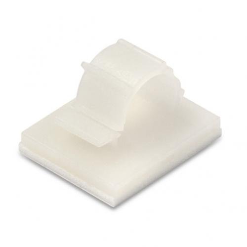 Фотография товара 'Fortisflex Площадки самоклеющиеся с клипсой для круглого кабеля ПМС-К 17*12 64776'